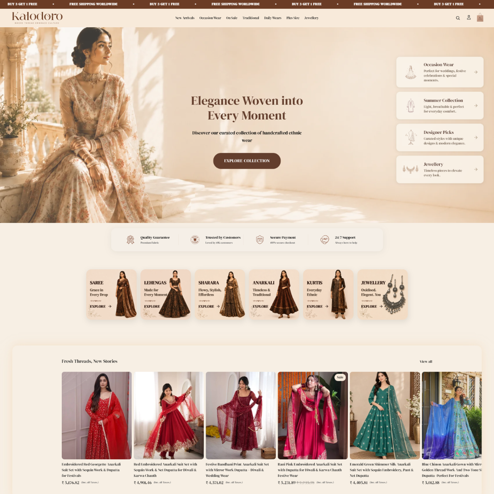 Fashion ecommerce